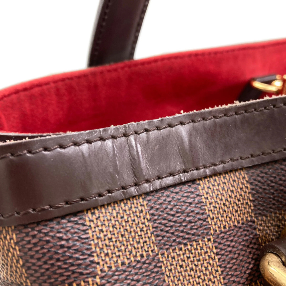 LOUIS VUITTON Brown Damier Canvas Tote Bag - Picture 10 of 16